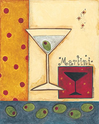 Framed Martini Print