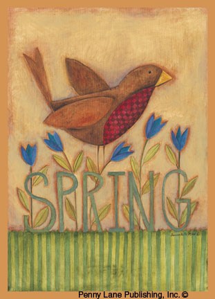 Framed Spring Robin Print