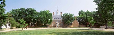 Framed USA, Virginia, Williamsburg, Governor&#39;s Palace Print