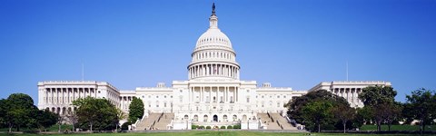 Framed US Capitol, Washington DC, District Of Columbia, USA Print