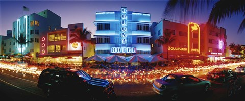 Framed USA, Florida, Miami Beach Print