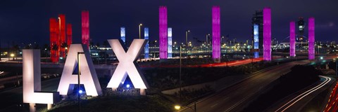 Framed Los Angeles Intl Airport Los Angeles CA Print