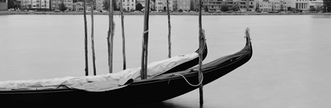 Framed Gondola in a lake, Oakland, California, USA Print