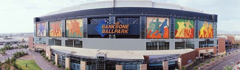 Framed Bank One Ballpark Phoenix AZ Print