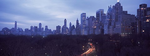 Framed Central Park New York NY Print