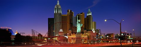 Framed Las Vegas Nevada (night) Print