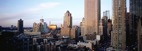 Framed Close up of skyscrapers in Atlanta, Georgia, USA Print