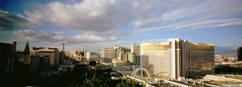 Framed Cloudy Sky Over the Mirage, Las Vegas, Nevada Print