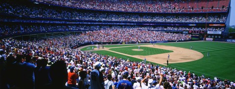Framed Shea Stadium, New York Print