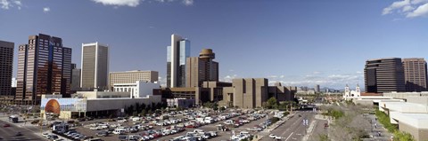 Framed Skyscrapers in a city, Phoenix, Maricopa County, Arizona, USA Print