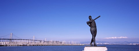 Framed San Francisco Bay, Bay Bridge, San Francisco, California, USA Print