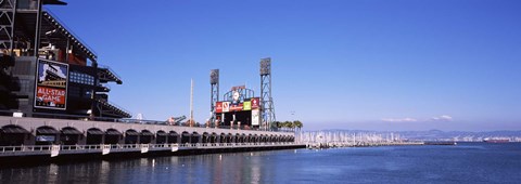 Framed Baseball park at the waterfront, AT&amp;T Park, San Francisco, California, USA Print