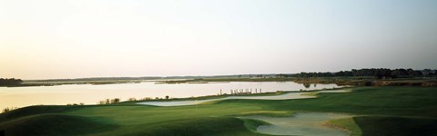 Framed Golf course at the coast, Ocean City Golf &amp; Yacht Club, Ocean City, Worcester County, Maryland, USA Print