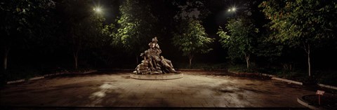 Framed Sculpture in a memorial, Vietnam Women&#39;s Memorial, Washington DC, USA Print