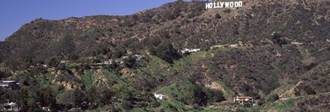 Framed Hollywood Hills, Hollywood, California Print