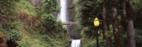Framed Multnomah Falls, Hood River, Columbia River Gorge, Oregon Print