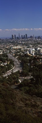 Framed Hollywood, Los Angeles, California (vertical) Print