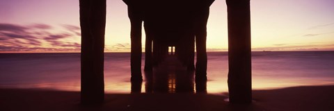 View from Under Manhattan Beach Pier, California by Panoramic Images