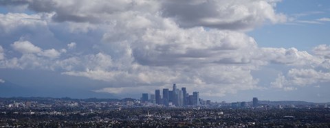 Framed Cloudy Sky Over Los Angeles Print