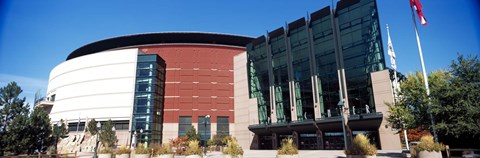 Framed Building in a city, Pepsi Center, Denver, Colorado Print