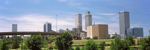 Framed Downtown Tulsa from Centennial Park, Oklahoma Print