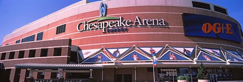 Framed Low angle view of a stadium, Chesapeake Energy Arena, Oklahoma City, Oklahoma, USA Print