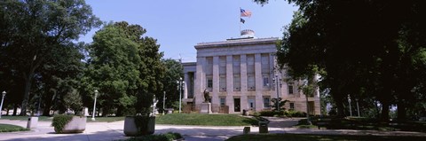 Framed Government building in a city, City Hall, Raleigh, Wake County, North Carolina, USA Print