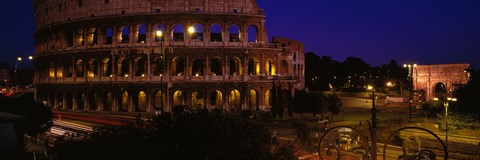 Framed Italy, Rome, Colosseum Print