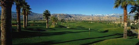 Framed Golf Course, Desert Springs, California, USA Print