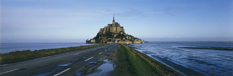 Framed France, Mont Saint Michel Print