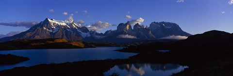 Framed Torres Del Paine, Patagonia, Chile Print