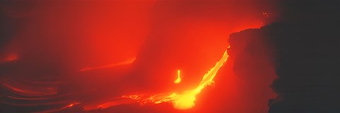 Framed Kilauea Volcano Hawaii HI USA Print