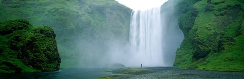 Framed Skogafoss Falls, Skogar River, Iceland Print
