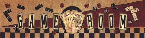 Framed Game Room Print