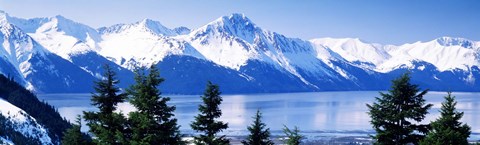 Framed Turnagain Arm Girdwood AK USA Print