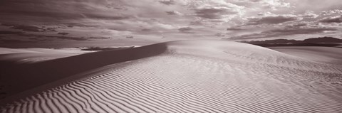 Framed Clouds over Dunes, White Sands, New Mexico Print