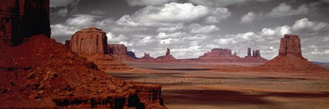 Framed Mountains, West Coast, Monument Valley, Arizona, USA, Print