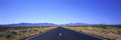 Framed Road, Nevada, USA Print