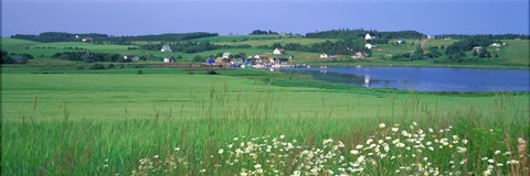Framed French River, Prince Edward Island, Canada Print