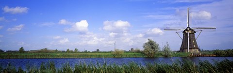 Framed Windmill Holland Print