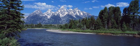Framed Snake River &amp; Grand Teton WY USA Print