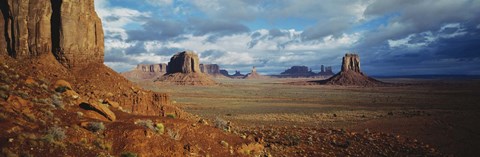Framed Monument Valley, Utah, Arizona, USA Print