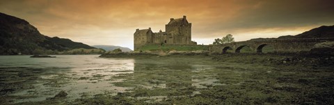Framed Eilean Donan Castle at dusk, Scotland Print