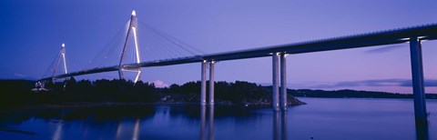 Framed Sunninge Bridge, Uddevalla, Sweden Print