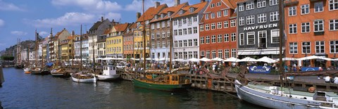 Framed Nyhavn Copenhagen Denmark Print