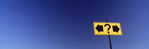 Framed Highway Sign Print