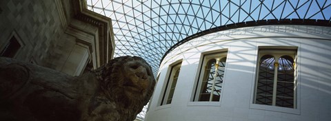 Framed British Museum Interior, London, England Print