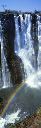 Framed Victoria Falls Zimbabwe Africa (vertical) Print