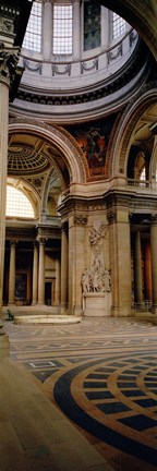 Framed Pantheon Interior Paris France Print
