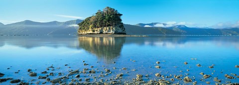 Framed Marlborough Sound, New Zealand Print